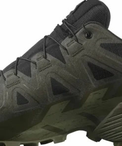Best Men's Speedcross 6 GORE-TEX Black/Peat/Deep Lichen Green Gore-Tex|Löparskor Herr