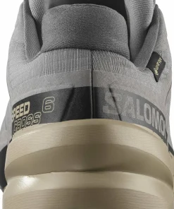 Discount Men's Speedcross 6 GORE-TEX Gull/White Pepper/Black Löpning|Gore-Tex