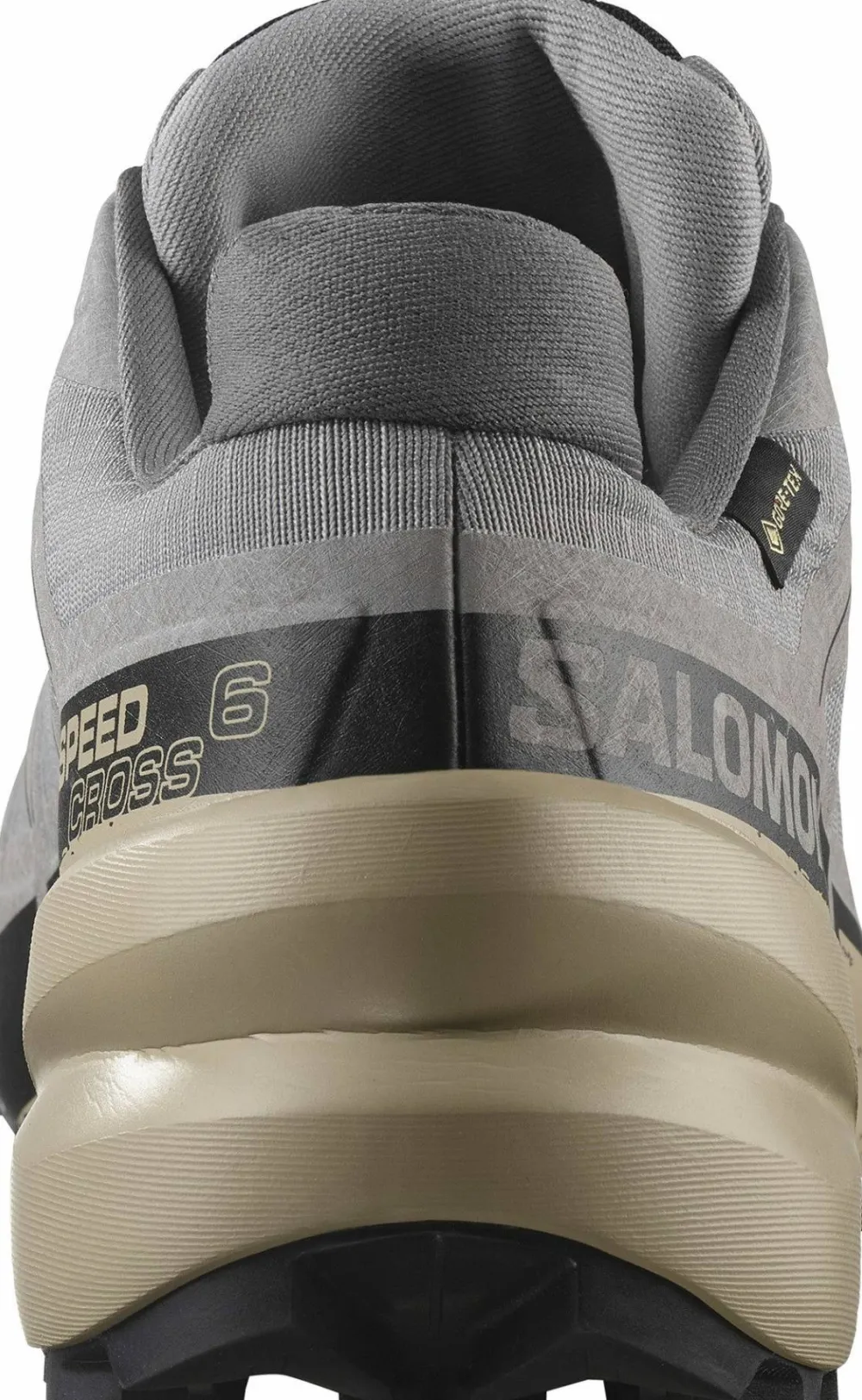 Discount Men's Speedcross 6 GORE-TEX Gull/White Pepper/Black Löpning|Gore-Tex