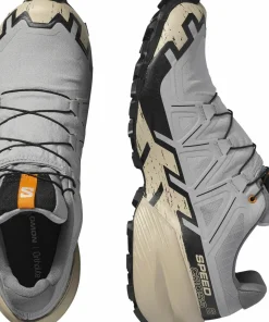 Discount Men's Speedcross 6 GORE-TEX Gull/White Pepper/Black Löpning|Gore-Tex