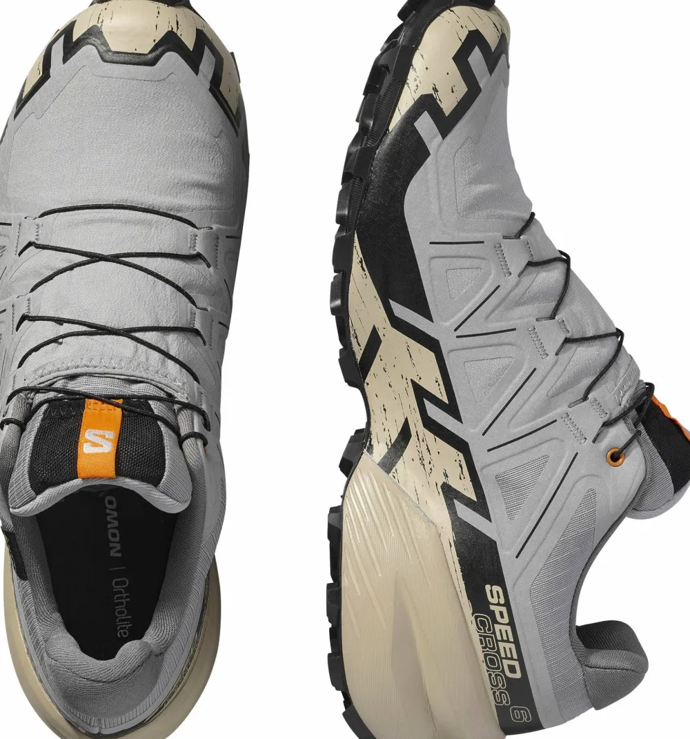 Discount Men's Speedcross 6 GORE-TEX Gull/White Pepper/Black Löpning|Gore-Tex