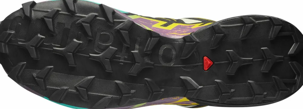 Clearance Men's Speedcross 6 GORE-TEX Transparent Yellow/Black/Waterfall Löparskor Herr|Gore-Tex Herrskor