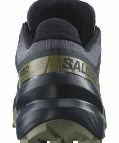 Salomon Men's Speedcross 6 GORE-TEX Grisaille / Carbon / Tea Hot