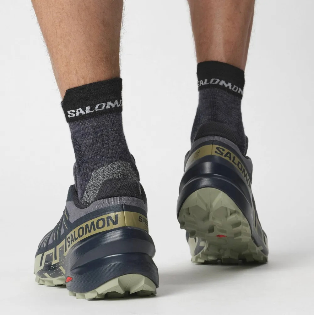 Salomon Men's Speedcross 6 GORE-TEX Grisaille / Carbon / Tea Hot