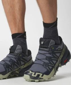 Salomon Men's Speedcross 6 GORE-TEX Grisaille / Carbon / Tea Hot