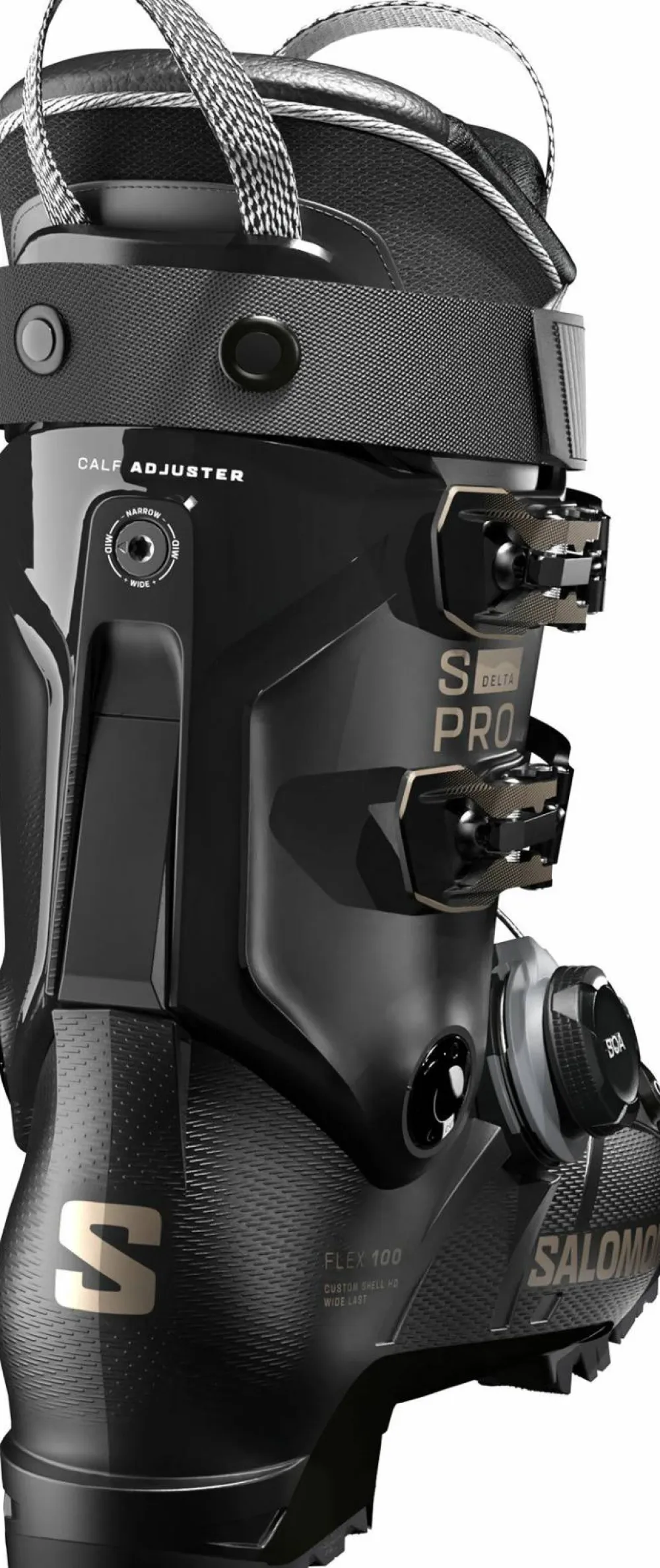 Salomon Men's S/Pro Delta BOA 100 GripWalk Black/Black/Titanium Met. Pd Black / Black / Titanium Met. Pd Clearance