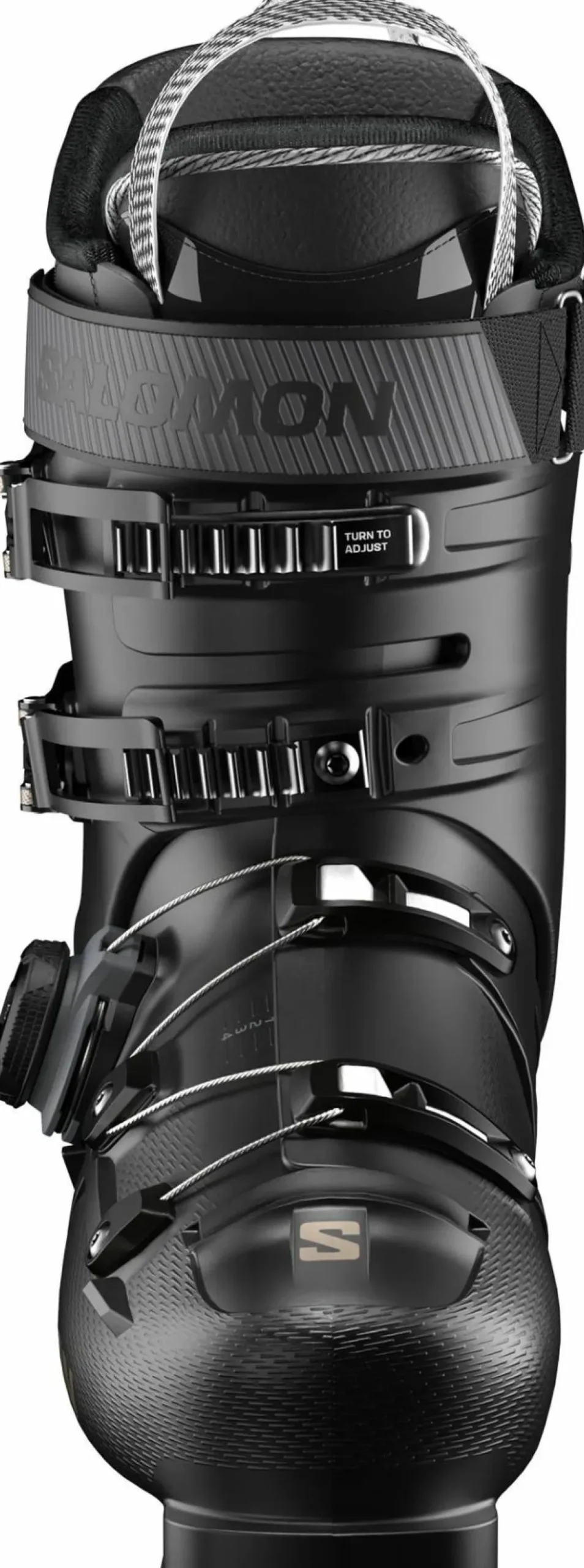 Salomon Men's S/Pro Delta BOA 100 GripWalk Black/Black/Titanium Met. Pd Black / Black / Titanium Met. Pd Clearance