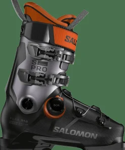 Salomon Men's S/Pro Supra BOA 110 Black/Beluga Met./Orange Tiger