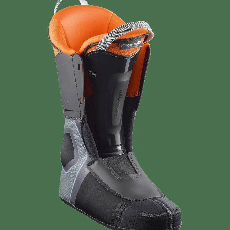 Salomon Men's S/Pro Supra BOA 110 Black/Beluga Met./Orange Tiger