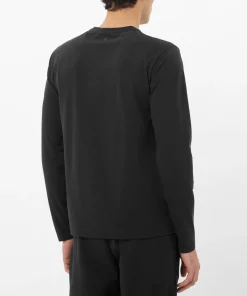 Salomon Men's Trackline Long Sleeve Tee Deep Black Outlet