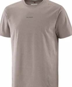 Salomon Men's Trackline Short Sleeve Tee Iron Iron/ Best