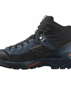 Salomon Men's X Ultra Alpine Mid GORE-TEX Blue Nights/Black/Red Orange