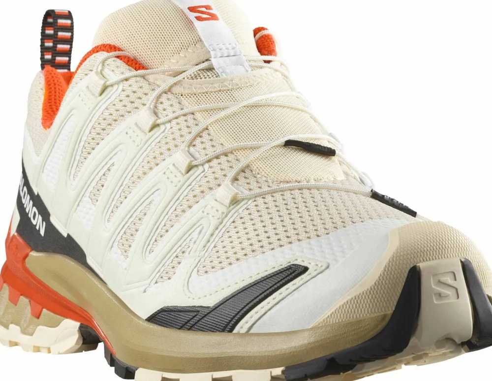 Salomon Men's XA Pro 3D V9 Almond Milk/Gray Green/Cherry Tomato Almond Milk / Gray Green / Cherry Tomato New