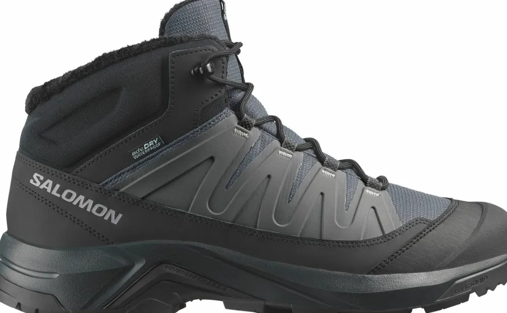Salomon Men's X-Adventure Coldrush Waterproof Asphalt/Black/Alloy Asphalt / Black / Alloy Best