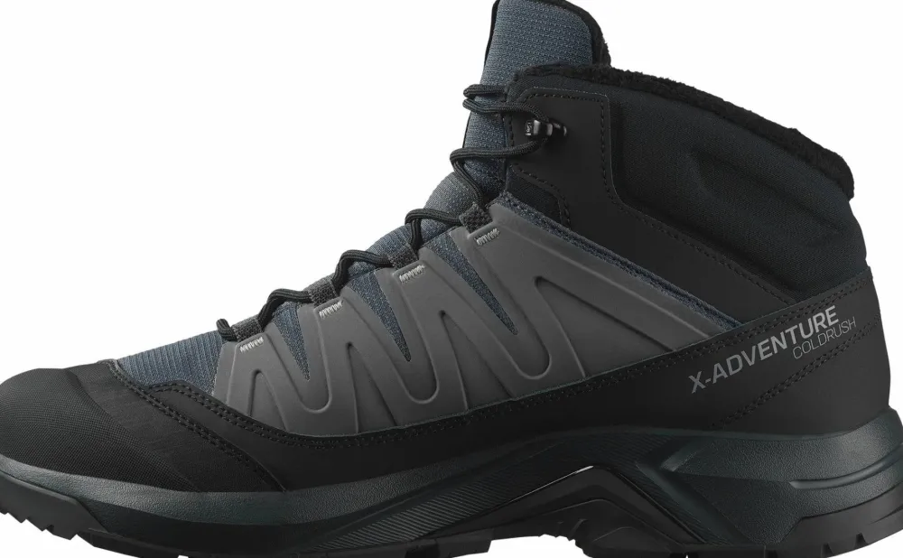 Salomon Men's X-Adventure Coldrush Waterproof Asphalt/Black/Alloy Asphalt / Black / Alloy Best