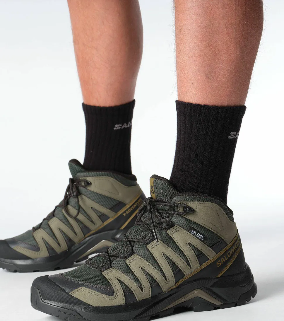 Salomon Men's X-Adventure Recon Mid GORE-TEX Asphalt/falcon/coyote Brown