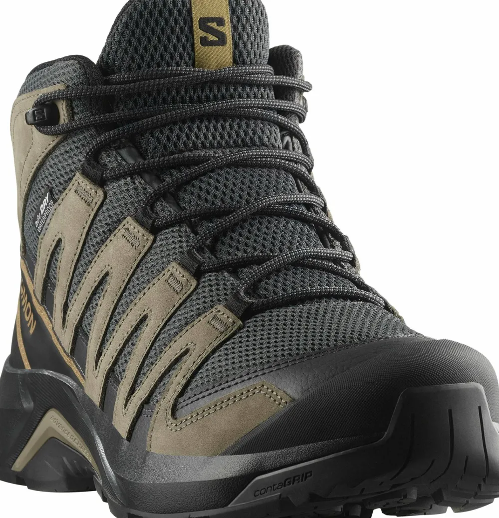 Salomon Men's X-Adventure Recon Mid GORE-TEX Asphalt/Falcon/Coyote Brown Outlet