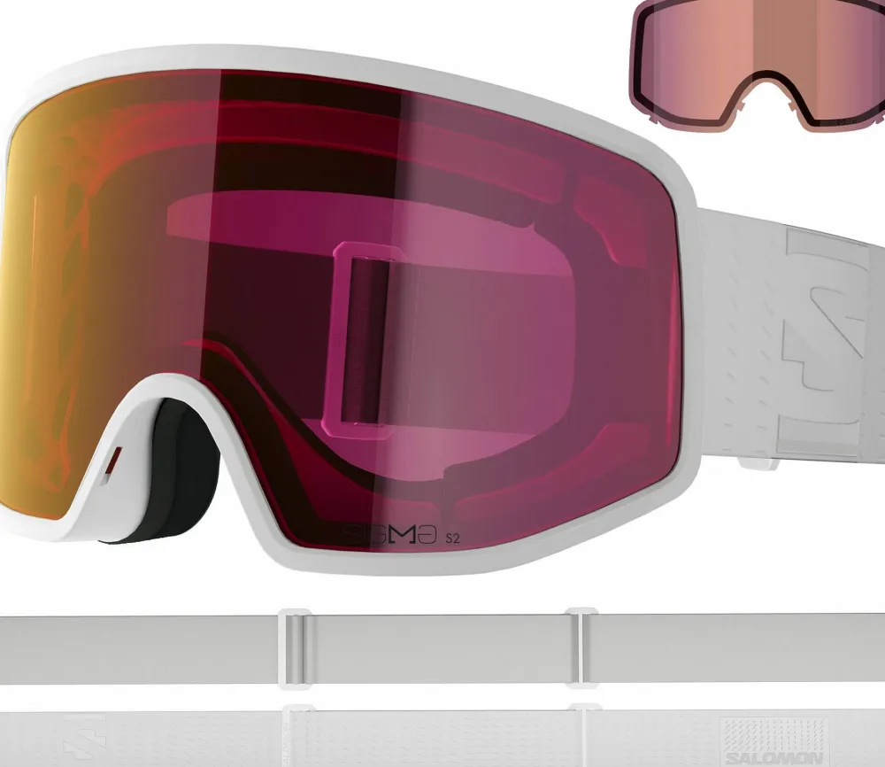Salomon Sentry Pro Sigma (And Extra Lens) White/White Hot