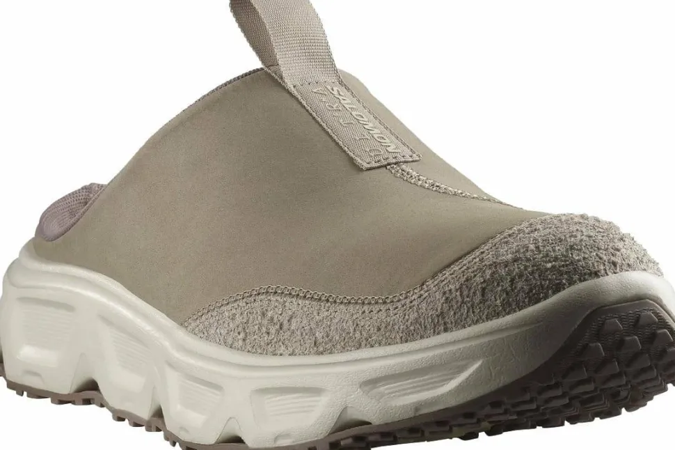 Salomon Unisex Reelax Slide Ultra Vintage Khaki/Almond Milk/Falcon