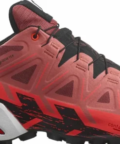 Salomon Unisex Spikecross 6 GORE-TEX Cow Hide/Black/Fiery Coral Discount