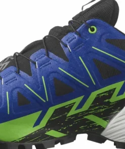 Salomon Unisex Spikecross 6 GORE-TEX Black/Surf The Web/Green Gecko Discount