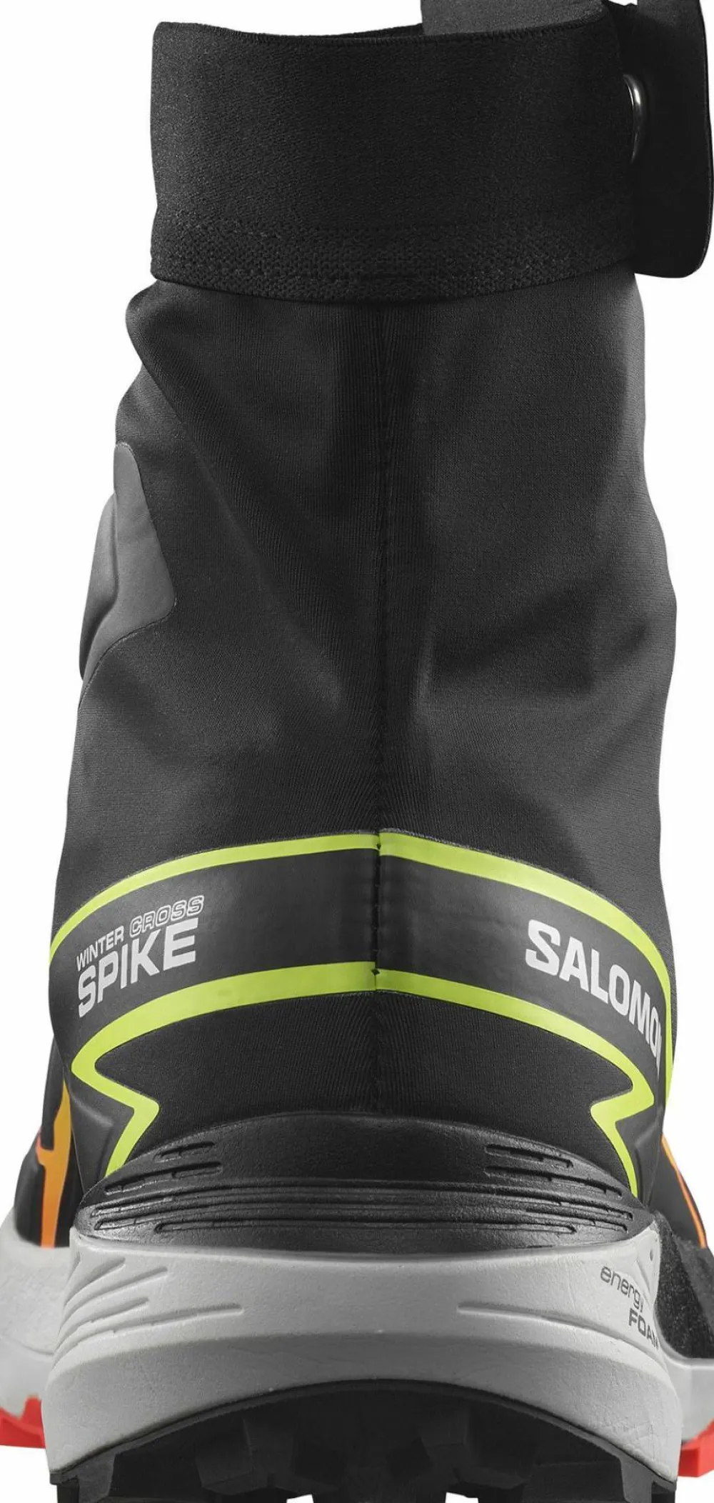 Salomon Unisex Winter Cross Spike Black/Fiery Coral/Safety Yellow Sale