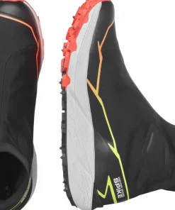 Salomon Unisex Winter Cross Spike Black/Fiery Coral/Safety Yellow Sale