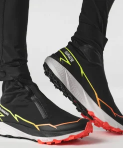 Salomon Unisex Winter Cross Spike Black/Fiery Coral/Safety Yellow Sale