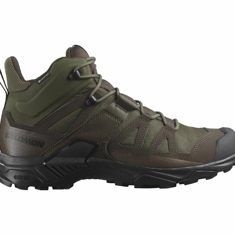 Discount Unisex X Ultra Tracker GORE-TEX Ranger Green/Earth Brown/Black Vandringsskor & Vandringskängor Dam