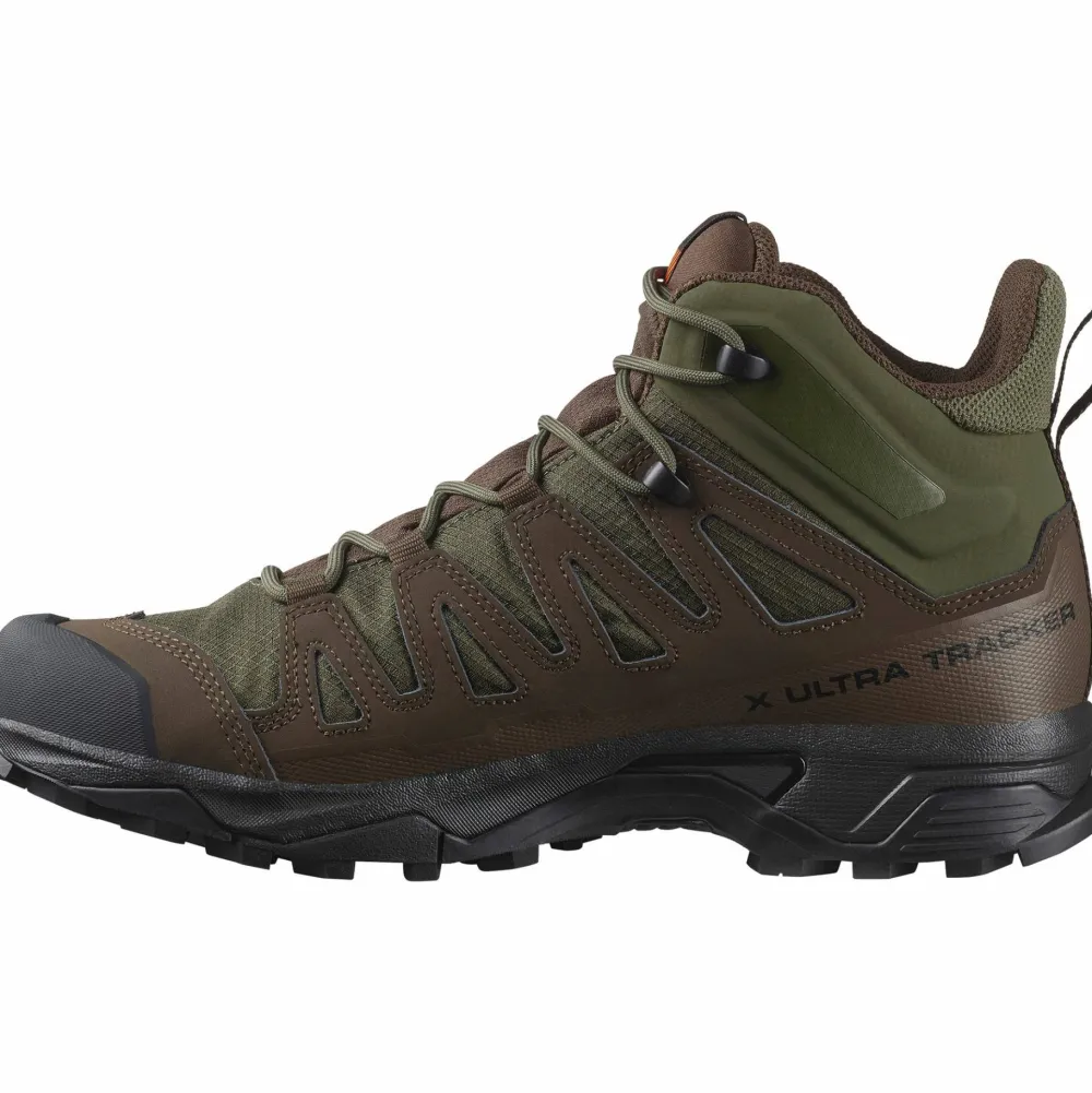 Discount Unisex X Ultra Tracker GORE-TEX Ranger Green/Earth Brown/Black Vandringsskor & Vandringskängor Dam