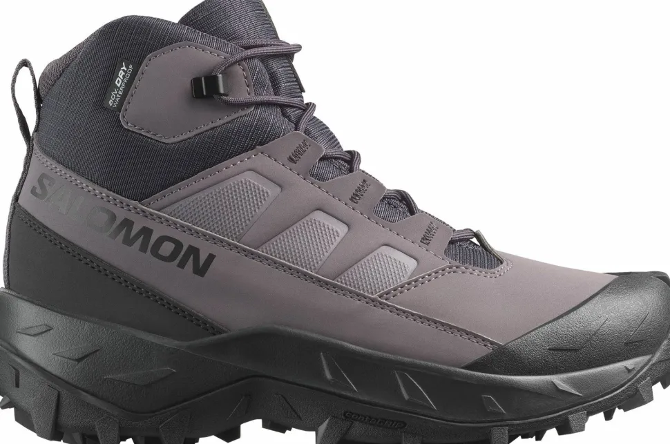 Salomon Women's Crosstrak Waterproof Nine Iron / Excalibur / Phantom