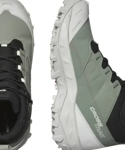 Salomon Women's Crosstrak Waterproof Agave Green/Black/Canary Green
