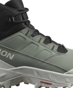 Salomon Women's Crosstrak Waterproof Agave Green/Black/Canary Green