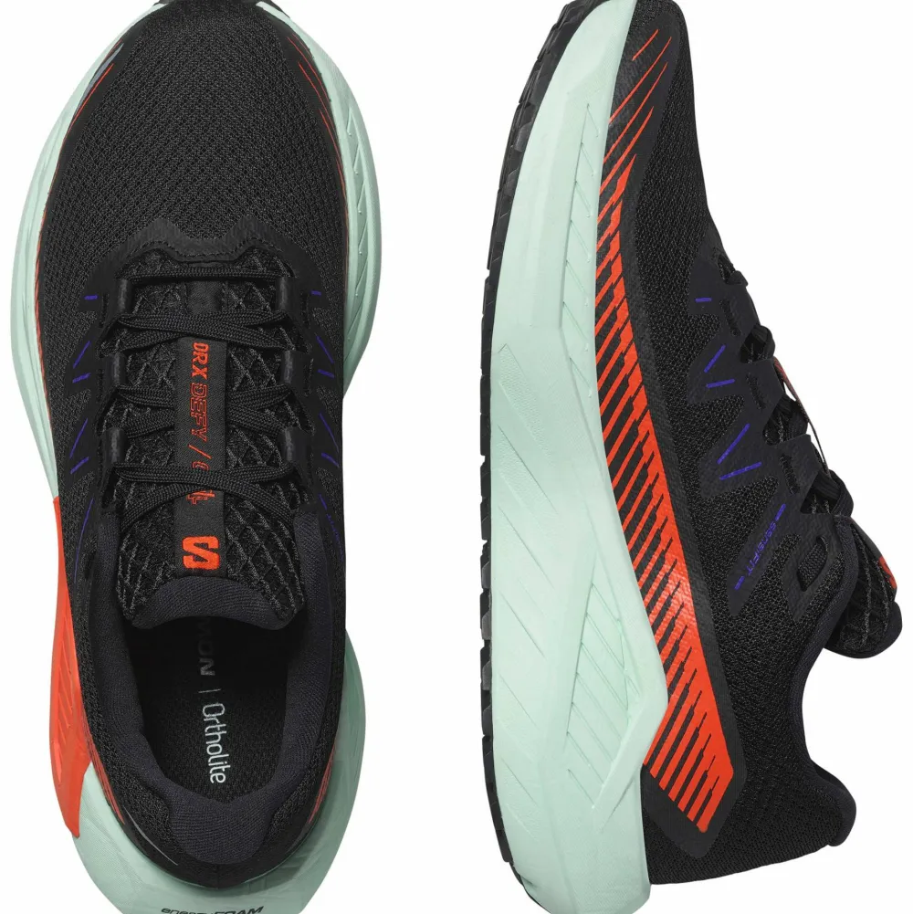 Clearance Women's DRX Defy GRVL Black/Cherry Tomato/Bay Löparskor Dam