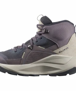 Salomon Women's Elixir Mid GORE-TEX Nine Iron/Shark/Silver Cloud Nine Iron / Shark / Silver Cloud Online