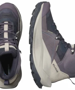 Salomon Women's Elixir Mid GORE-TEX Nine Iron/Shark/Silver Cloud Nine Iron / Shark / Silver Cloud Online