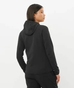 Salomon Women's Essential Lightwarm Hoodie Deep Black