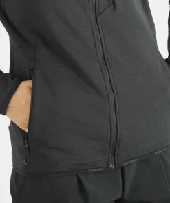 Salomon Women's Essential Lightwarm Hoodie Deep Black