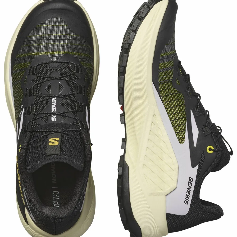 Salomon Women's Genesis Black / Sulphur Spring / Orchid Petal Clearance