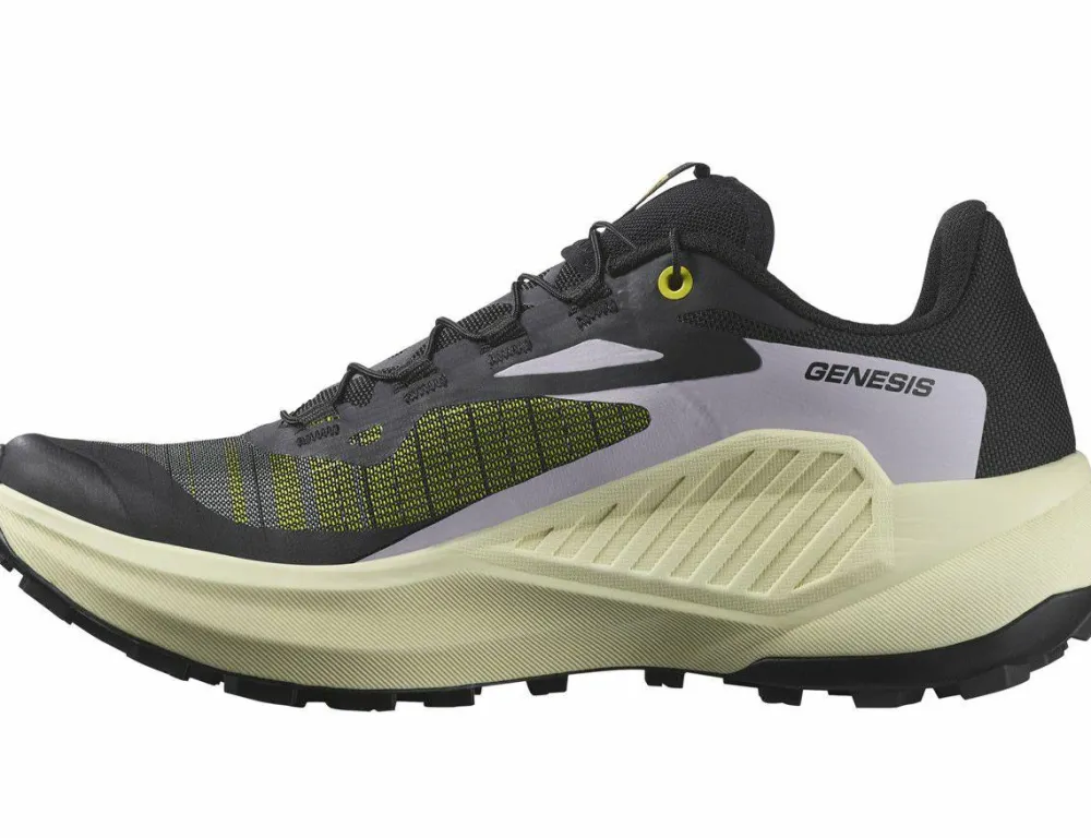 Salomon Women's Genesis Black / Sulphur Spring / Orchid Petal Clearance