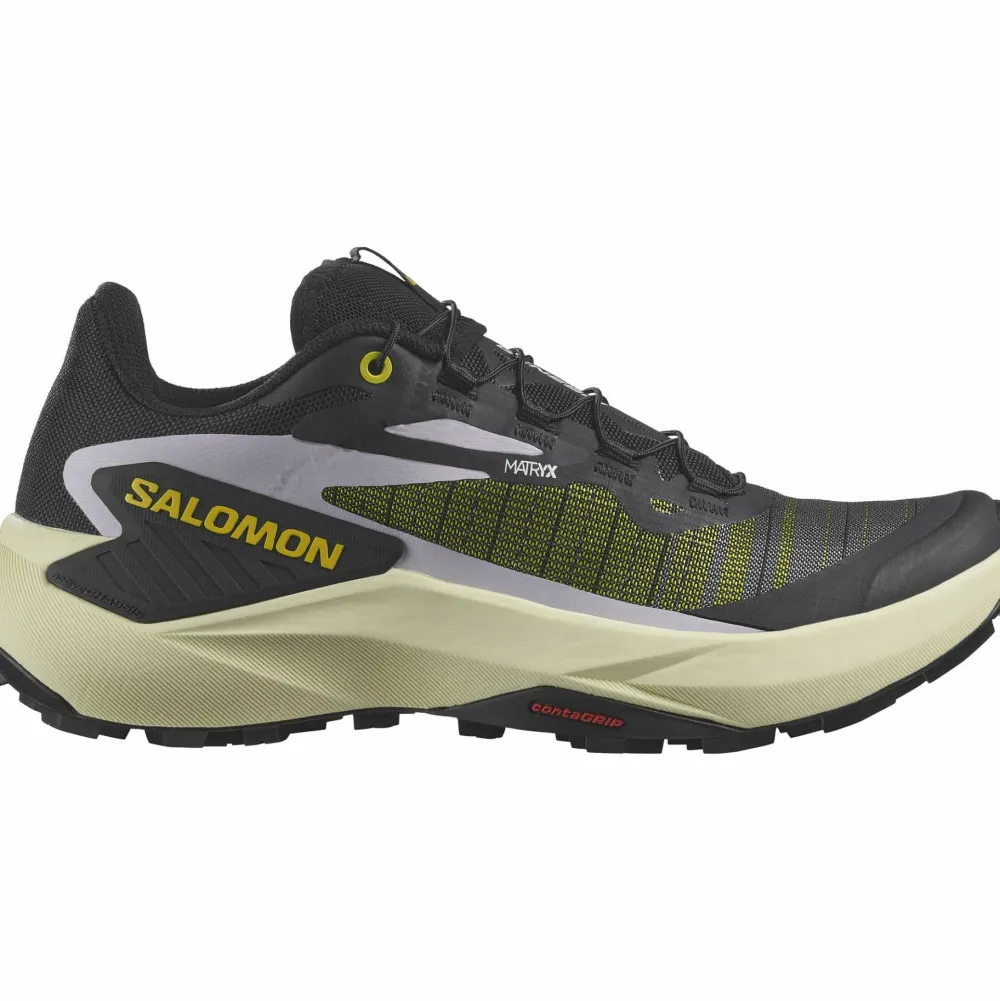 Salomon Women's Genesis Black / Sulphur Spring / Orchid Petal Clearance