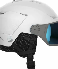 Salomon Women's Icon LT Visor White White/UNI.M.BLUE Hot