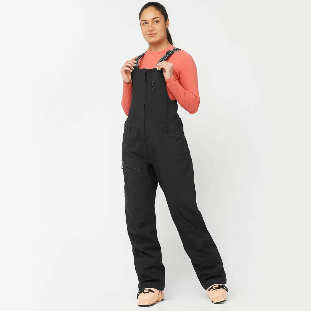 Salomon Women's Moon Patrol Evo Bib Deep Black Discount