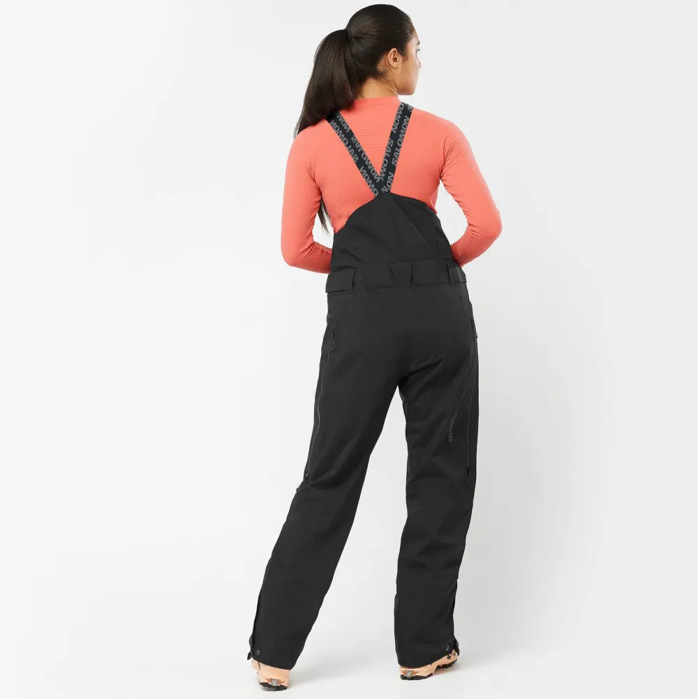 Salomon Women's Moon Patrol Evo Bib Deep Black Discount