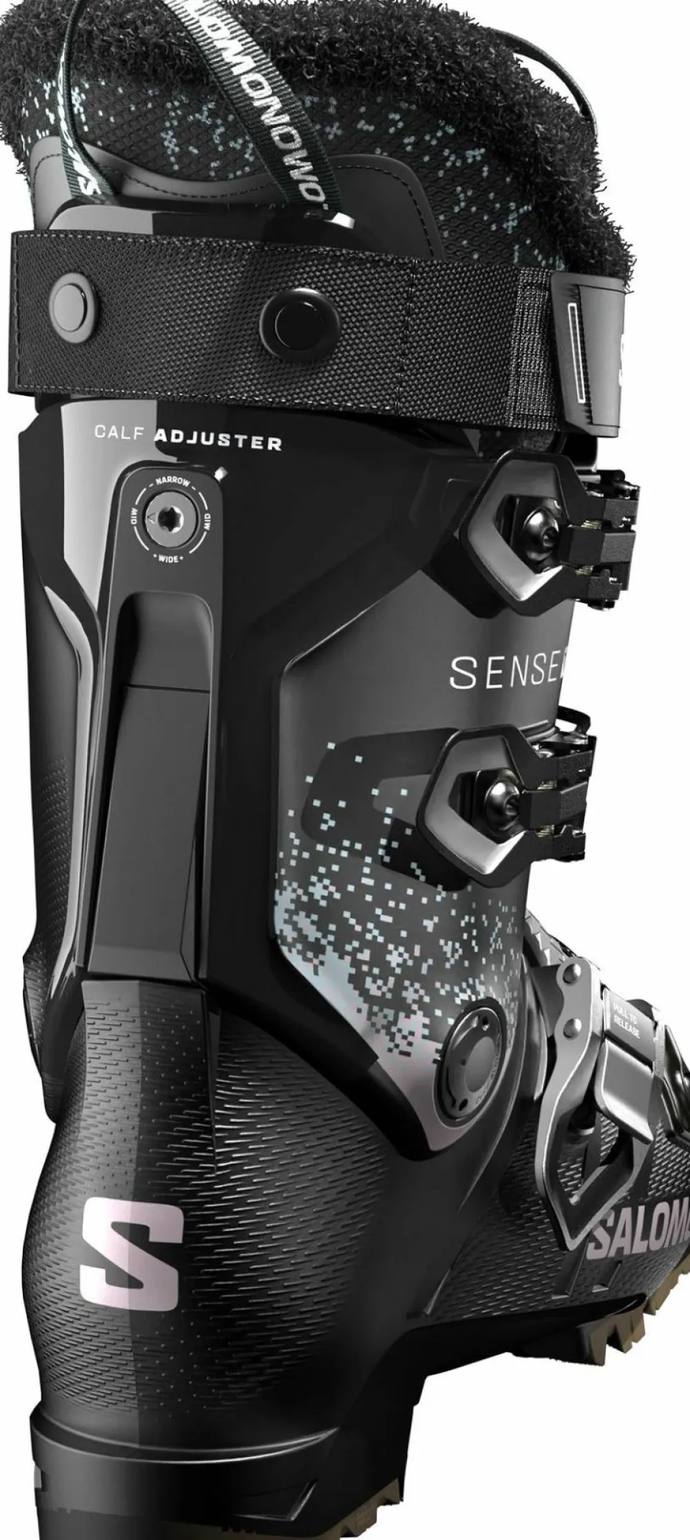 Sale Women's Sense 70 GripWalk Black/Black/Oil Green Skidor|Skidåkning