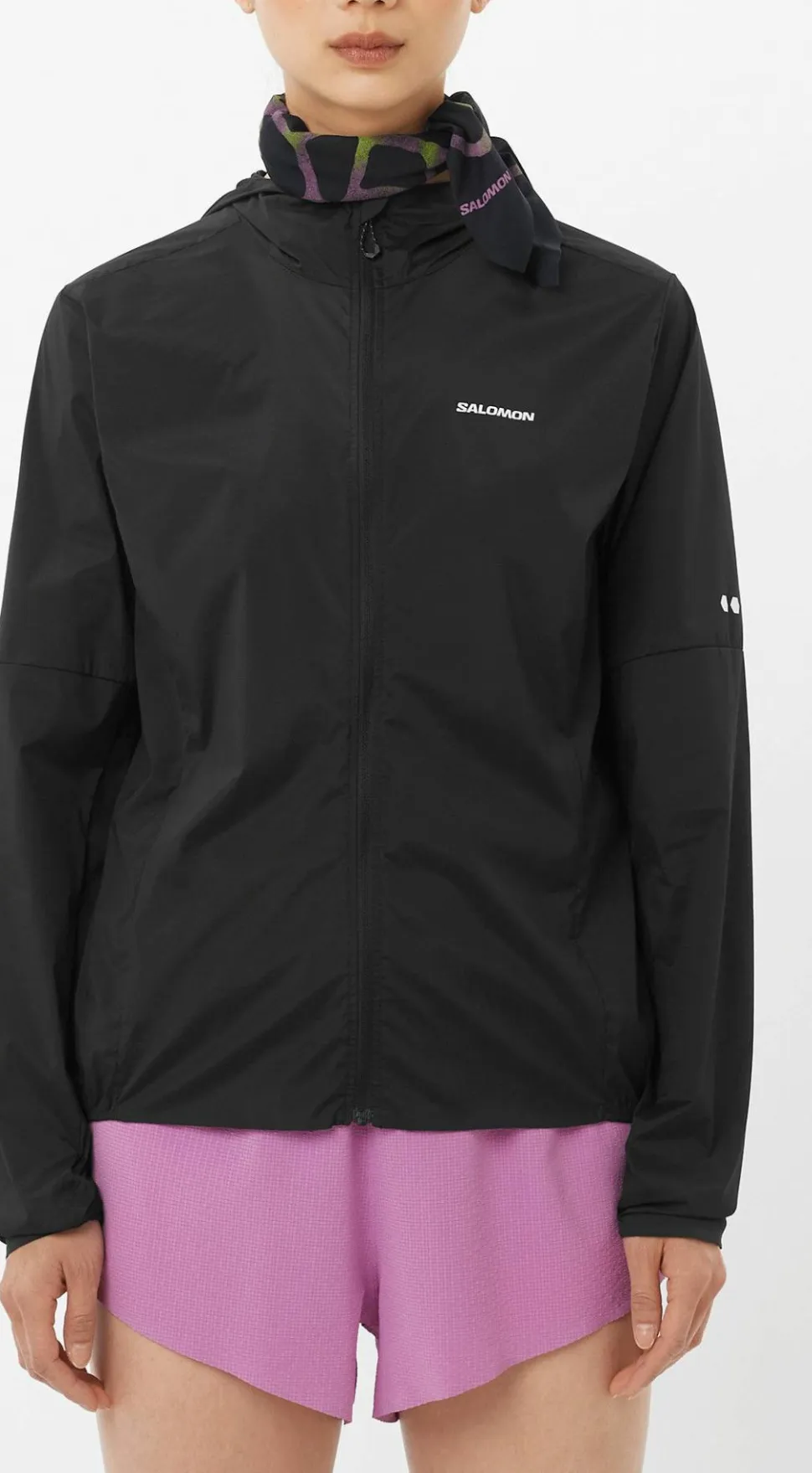 Salomon Women's Sense Aero Wind Jacket Black