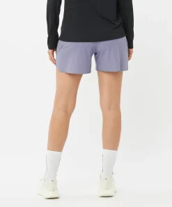 Salomon Women's Sense Aero 5'' Shorts Blue Granite/Clear Outlet