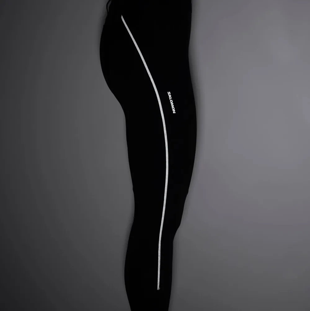 Salomon Women's Sense Aero Stow Tights Deep Black Deep Black/ Online