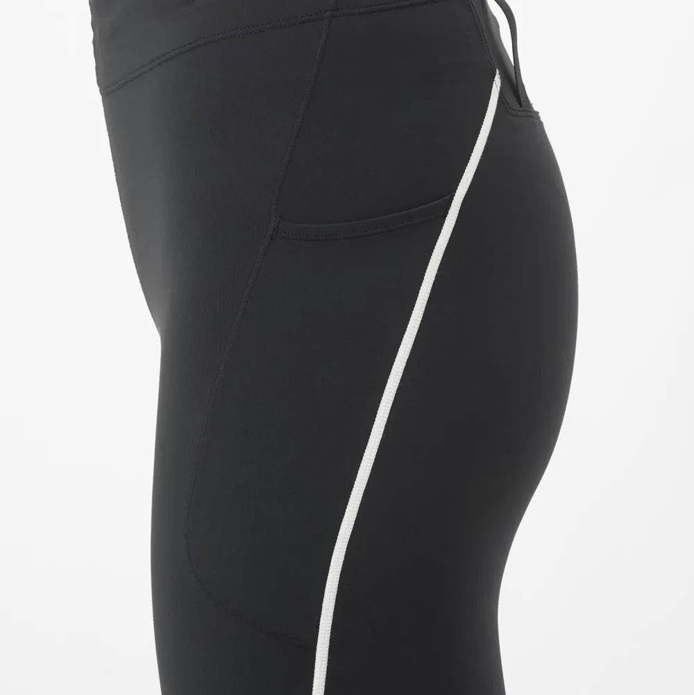 Salomon Women's Sense Aero Stow Tights Deep Black Deep Black/ Online