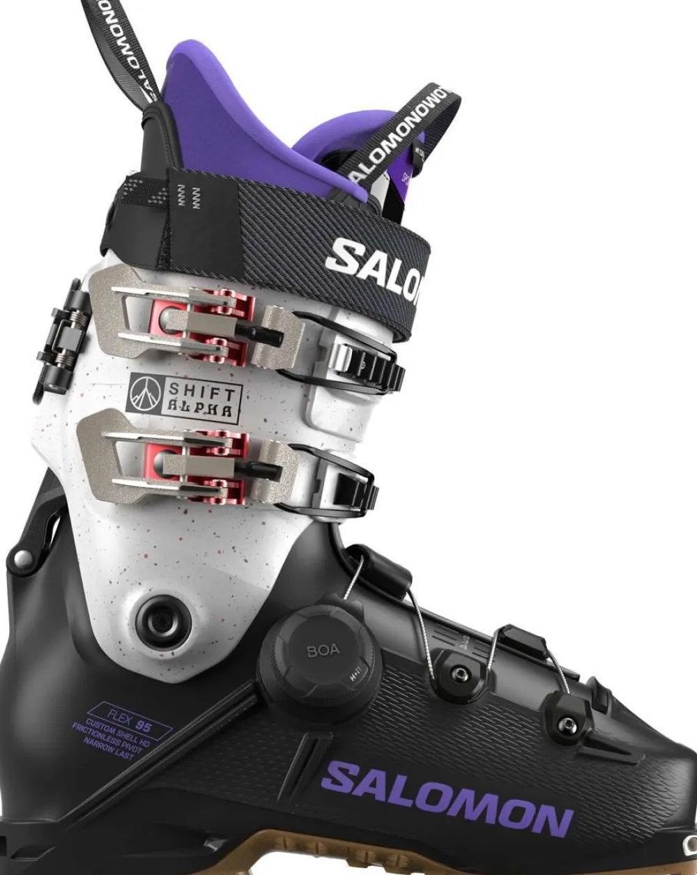 Salomon Women's Shift Alpha Boa 95 Black/Ultra Violet/Ultra Violet Best